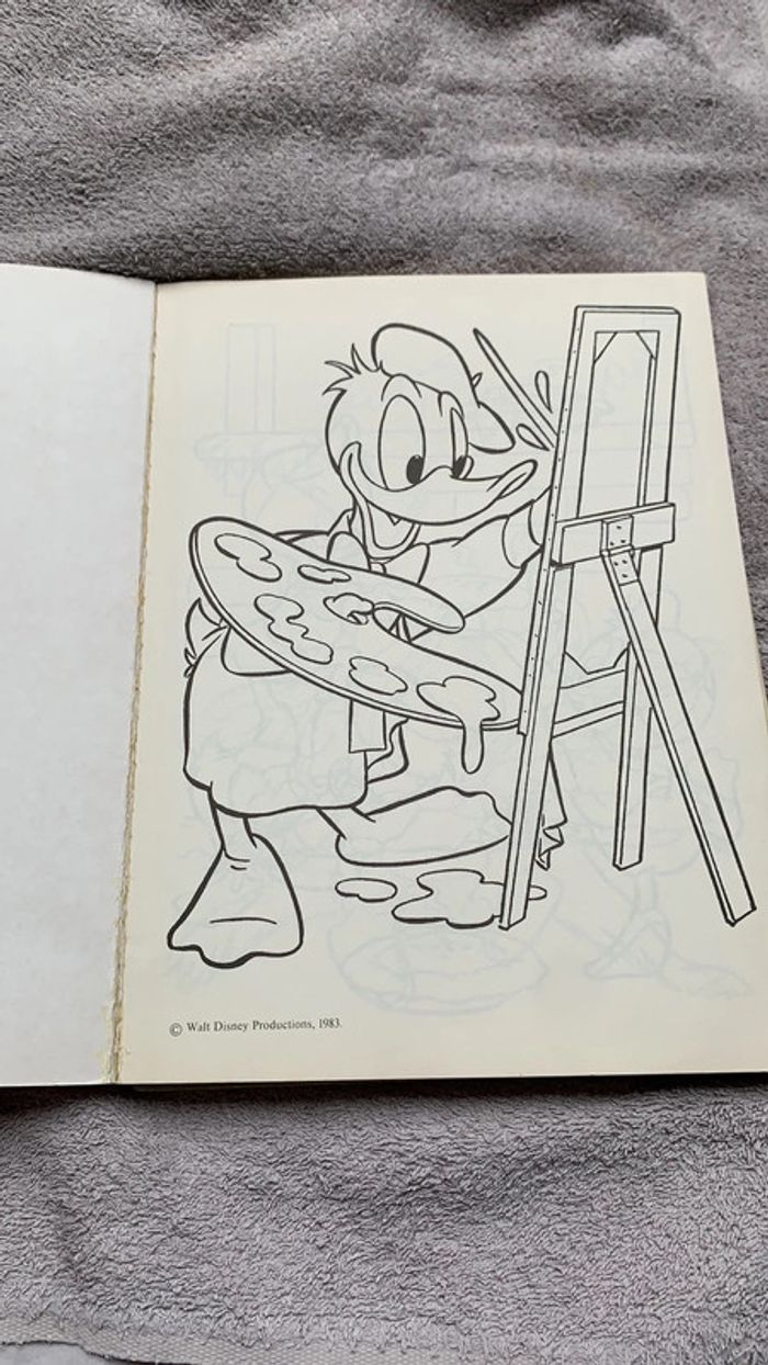 Lot de 3 coloriages des années 1980 - photo numéro 5