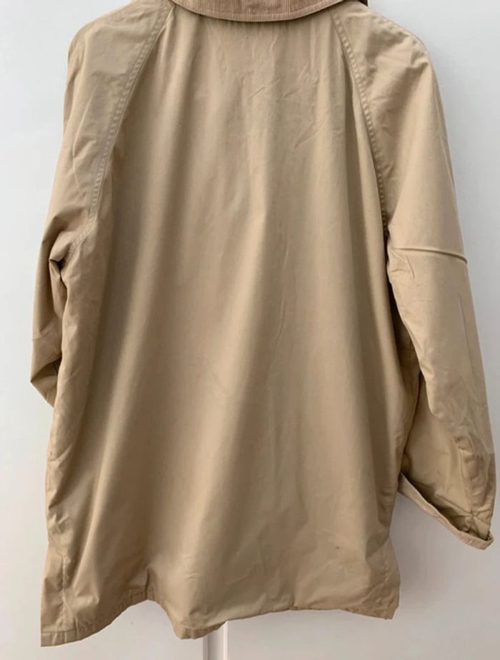 Ancien trench trench-coat Lafayette collection - beige velours sur les manches - photo numéro 12