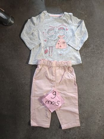 Ensemble "sweet princesses" 9 mois
