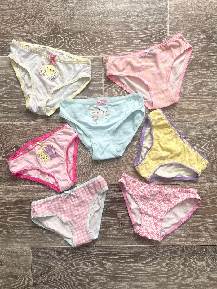 Lot de 7 slips en 3 ans (dpam/action)