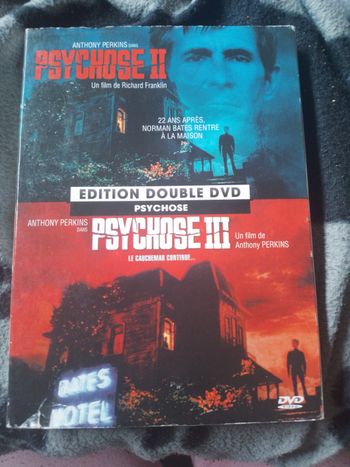 Dvd psychose II (2) et Psychose III (3) // Alfred Hitchcock et Anthony Perkins