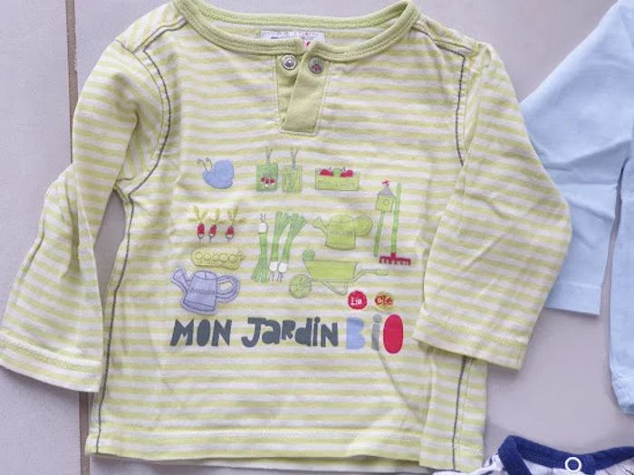 3 T- shirts Manche Longue 6 mois - photo numéro 6