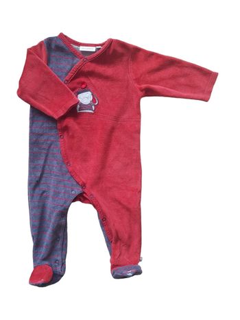 Noukie's - Grenouillère / pyjama une pièce / dors bien en velours (6 mois)