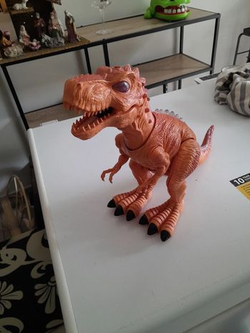 Dinosaure orange 43x27 cm