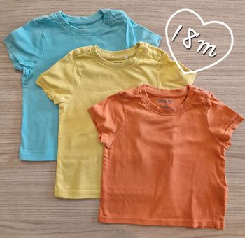 Lot 3 T shirts MC 18m