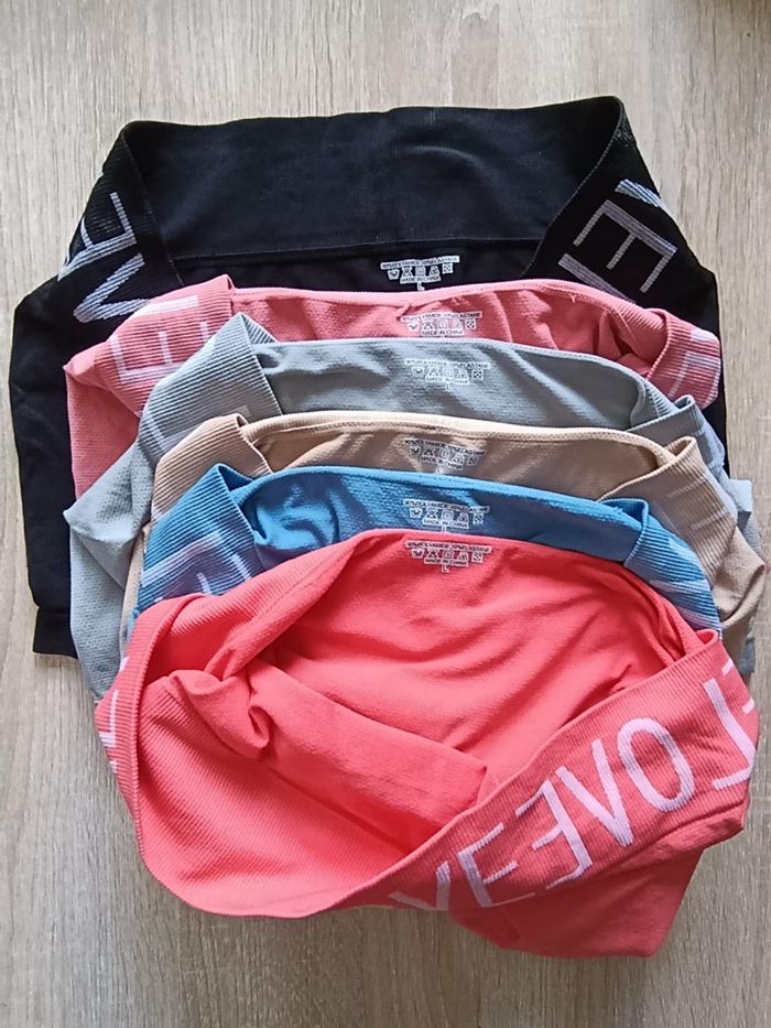 Urgent lot 6 boxer femme 40/42 sans couture élastique à la taille neuf - photo numéro 3