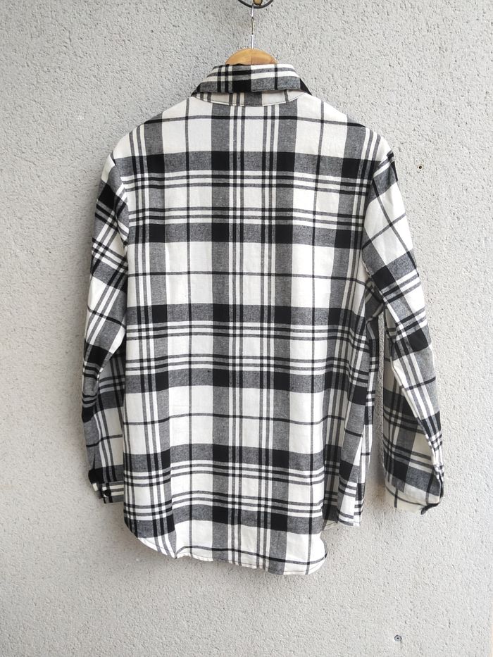 Chemise noire et blanche femme Shein – Taille 46 – Très bon état - photo numéro 7