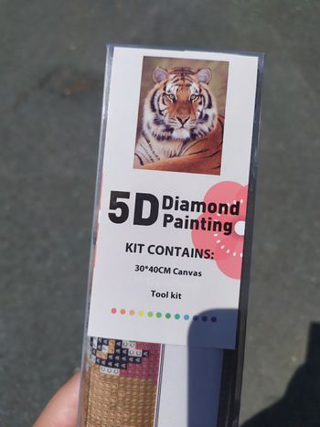 Diamond painting tigre