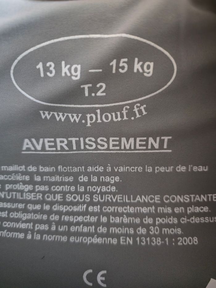 Maillot de bain flotteur - photo numéro 3