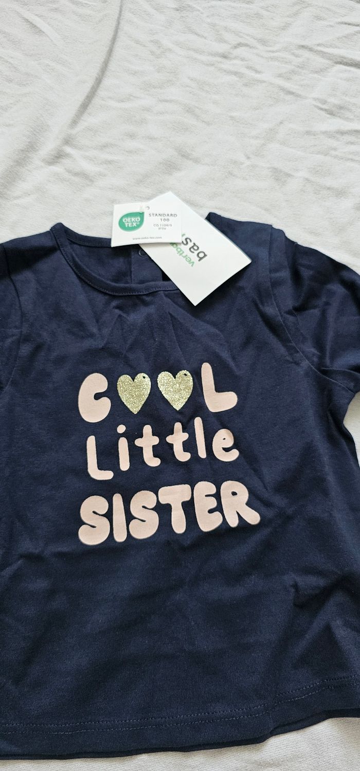 T-shirt manches longues fille de marque Vertbaude - photo numéro 2