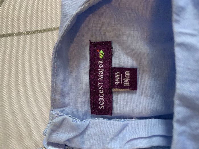 Jolie robe bleu Sergent Major 4 ans - photo numéro 5