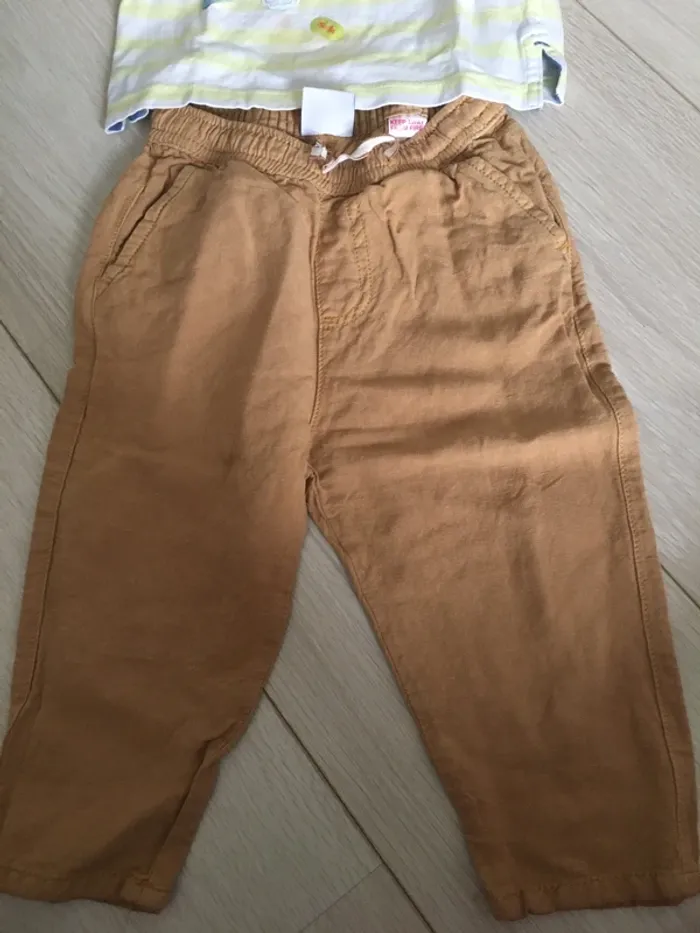 Ensemble pantalon t-shirt 18 mois sergent major - photo numéro 2