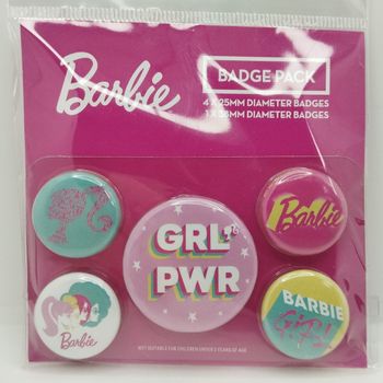 BARBIE - Girl Power - Pack 5 Badges