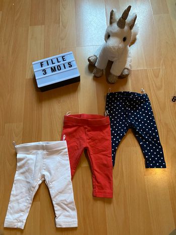 Lot de 3 Leggings Chauds