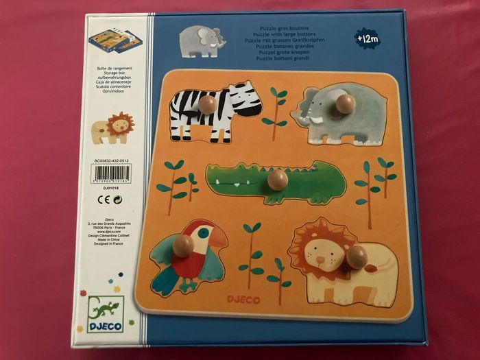 Puzzle encastrement la jungle djeco - photo numéro 4