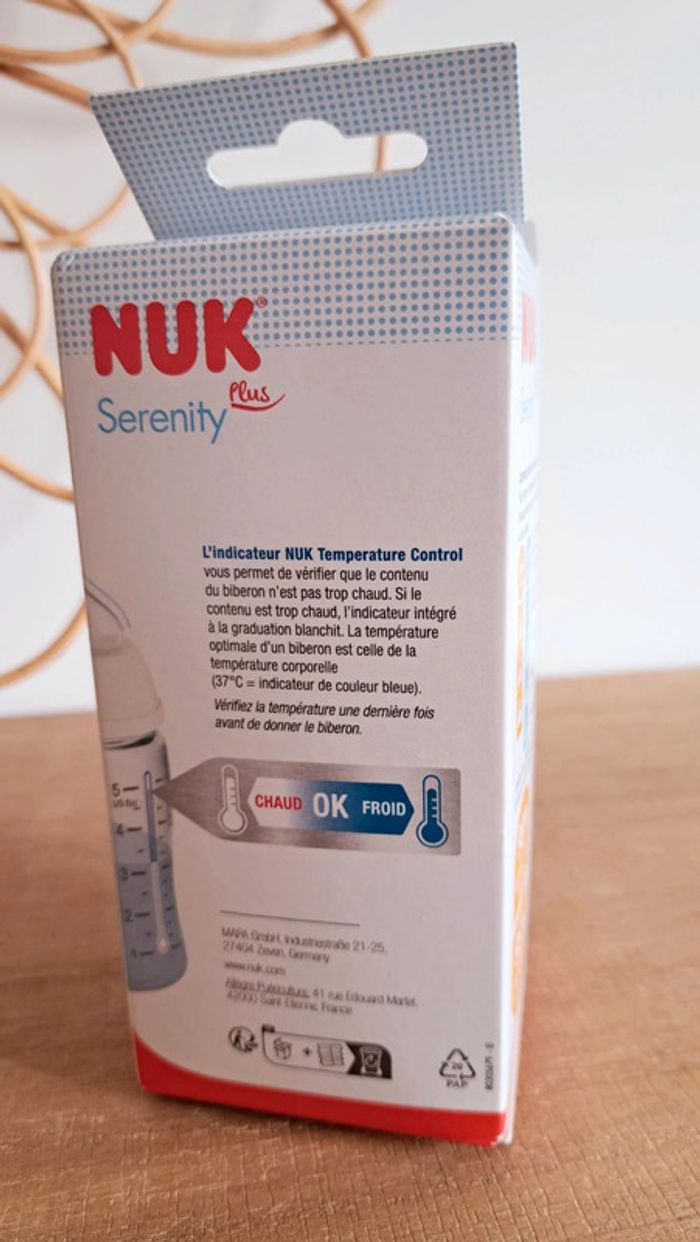biberon nuk 0/6mois👶 - photo numéro 3