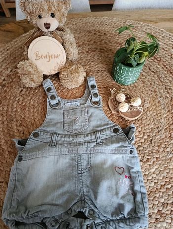 Salopette short