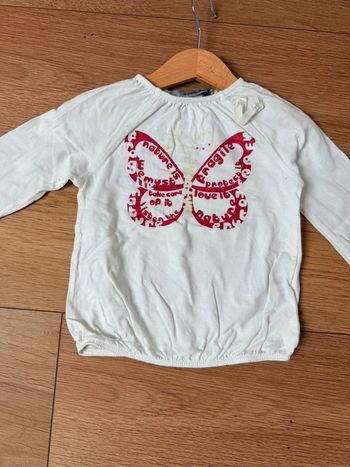 Tee-shirt Tape à l’œil blanc en 3ans