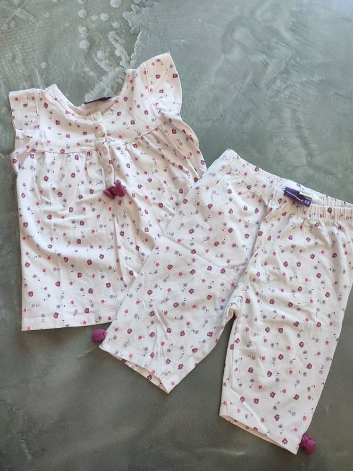 Pyjama été 2 ans fille sergent major