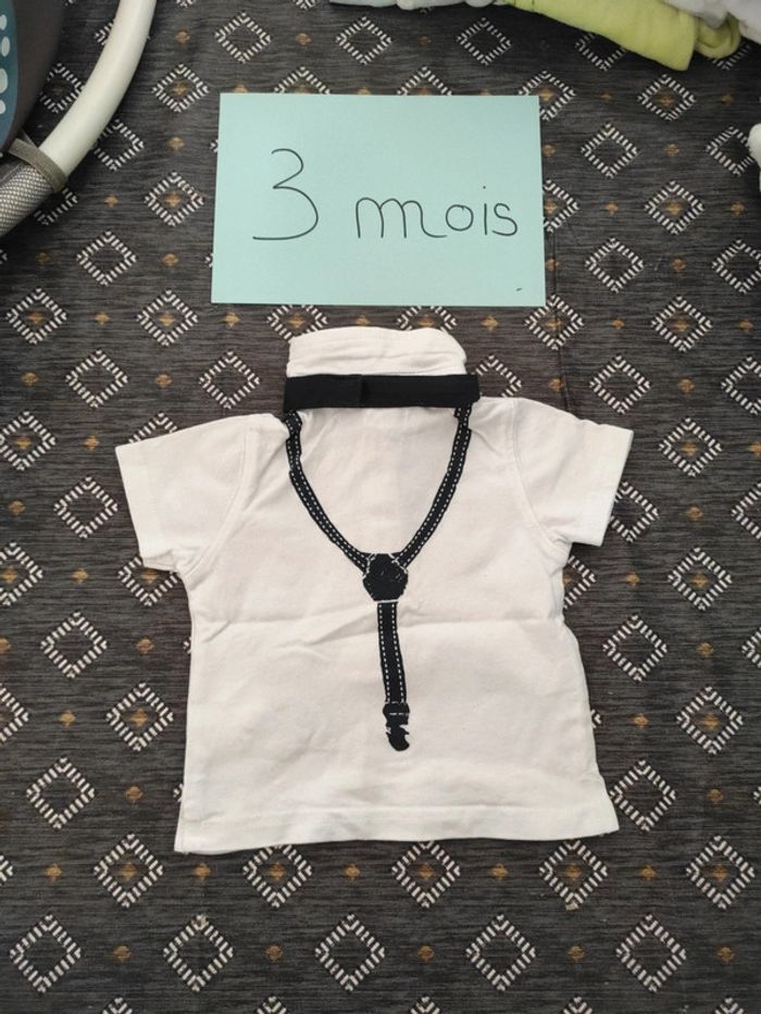 Tee short manche courte smooking - photo numéro 3