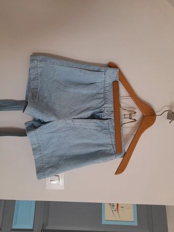 Short en jean cache cache