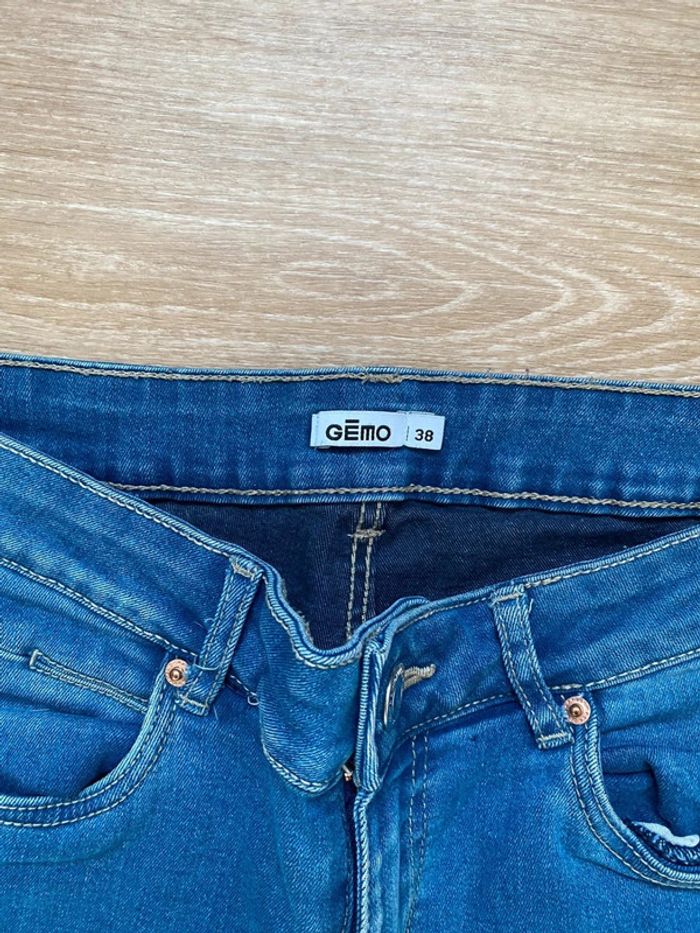 👗 Jean bleu taille 38 Gemo - photo numéro 4
