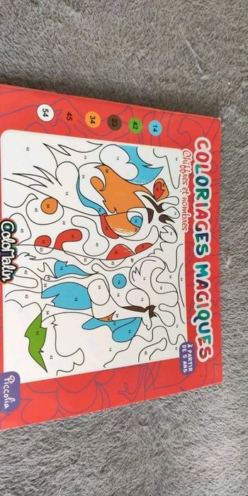 2 Coloriages magiques