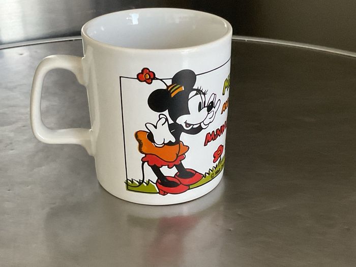Mug vintage Mickey Minnie Kiln Craft