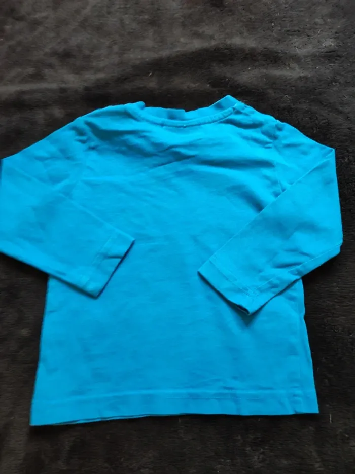 Lot 5 t-shirt manches longues 9 mois - photo numéro 9