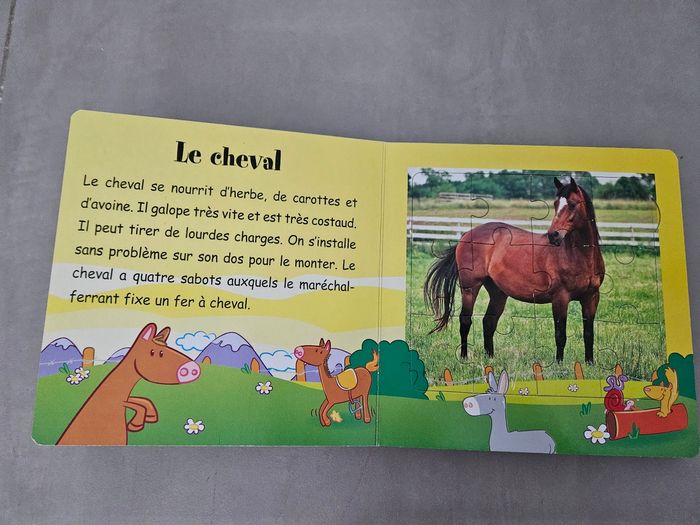 Mon premier livre puzzle Les animaux de la ferme - photo numéro 2