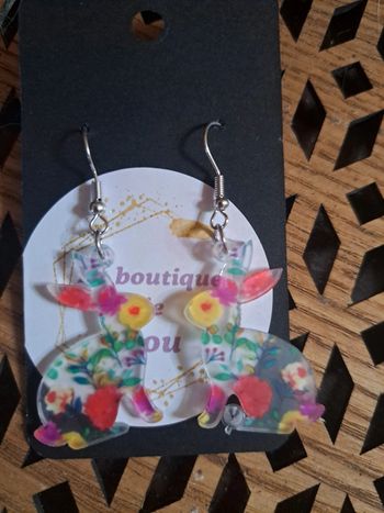 Boucles d'oreilles lapins