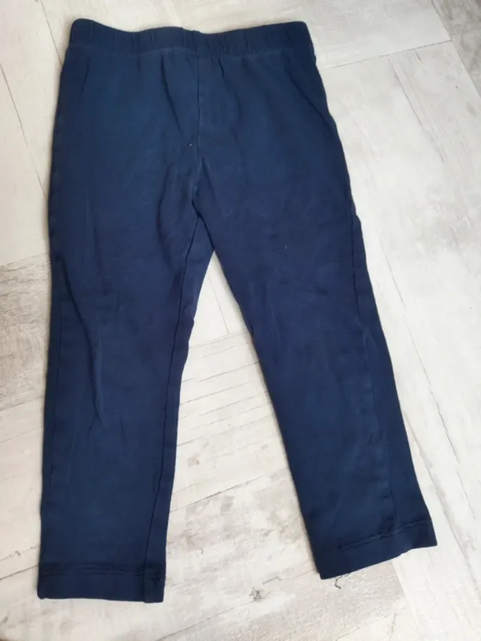 Legging bleu 3 ans