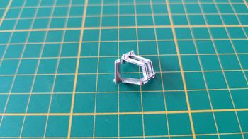 Pédalier pièce détachée miniature Bburago burago Porsche 911 Carrera 1993 noir 1/18 1/18e 1/18ème #D