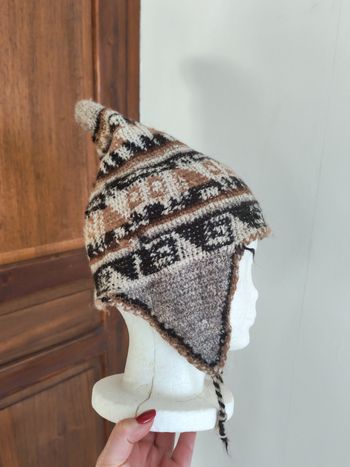 Bonnet peruvien en laine