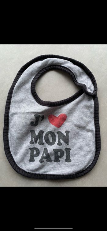 Bavoir J'aime mon papi