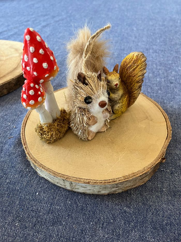 Lot de décoration centre de table thème forêt automne