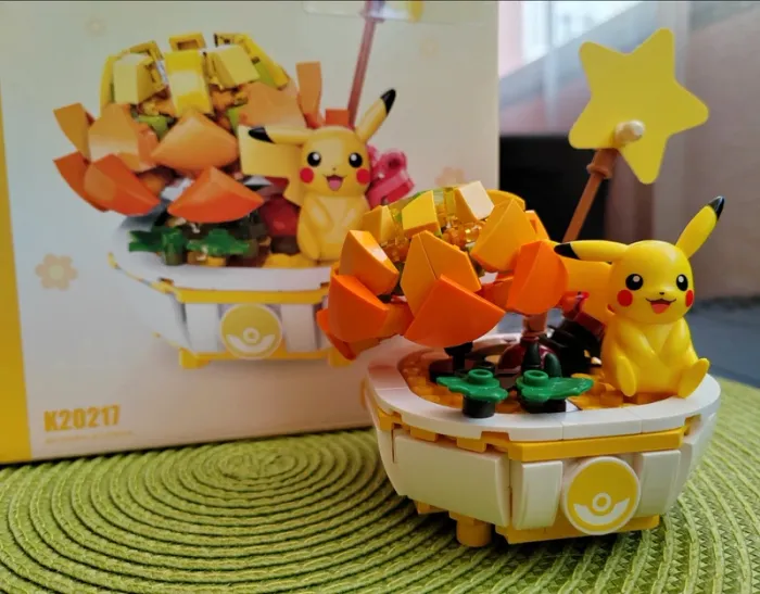 Figurine de construction, bloc (Mega - Lego) Pokémon, Pikachu - photo numéro 3