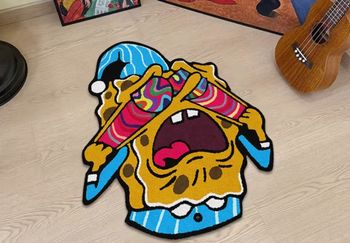 Tapis décoration bob l'éponge neuf