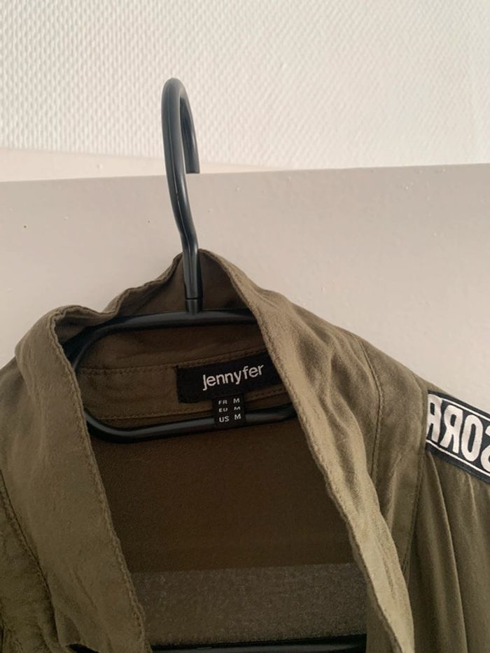 Robe chemise kaki - photo numéro 2