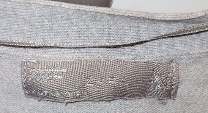 Gilet gris Zara