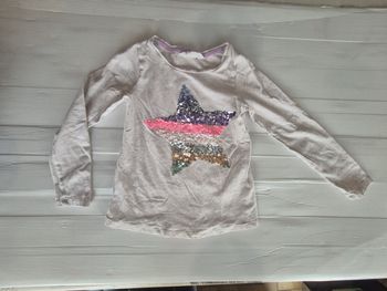 Tee shirt manches longues fille 5-6 ans (110-116 cm)