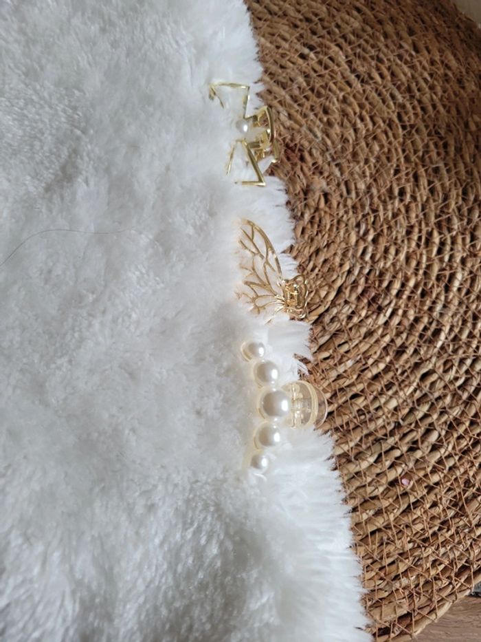 Lot pinces, nœud, papillon, perles - photo numéro 4