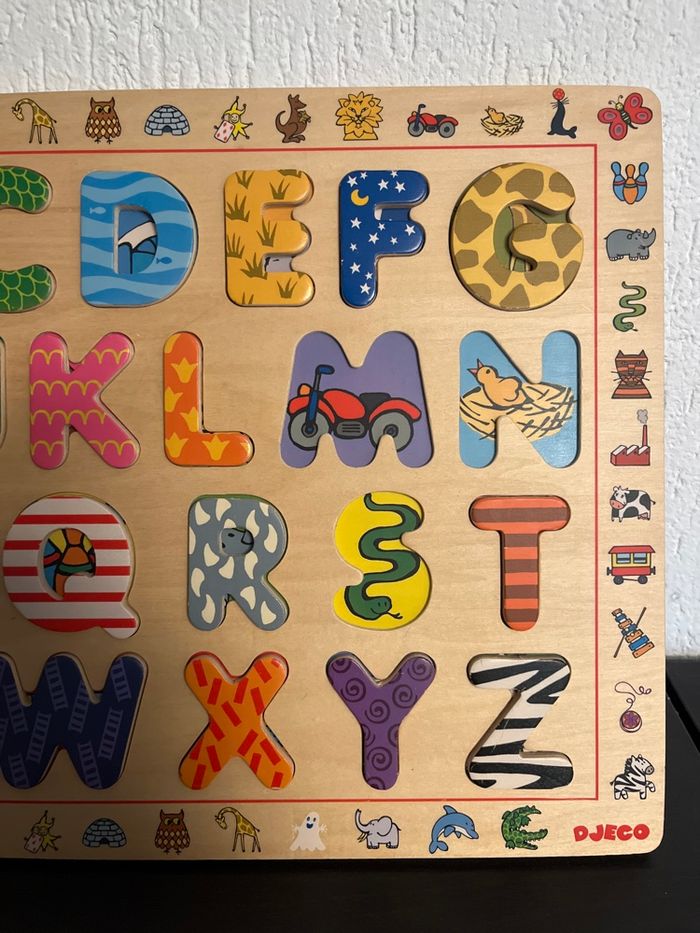 Puzzle Aphabet en bois - photo numéro 4