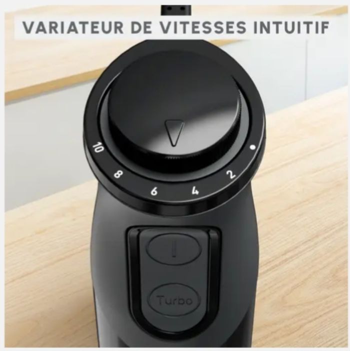 Mixeur plongeant moulinex neuf 3en1 1000w avec turbo et option anti-eclaboussures

1000w 10vitesses avec turbo et option anti-eclaboussures - photo numéro 9