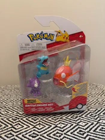 Pokemon - Battle Figure Set : Toxicap, Kaiminus et Magicarpe