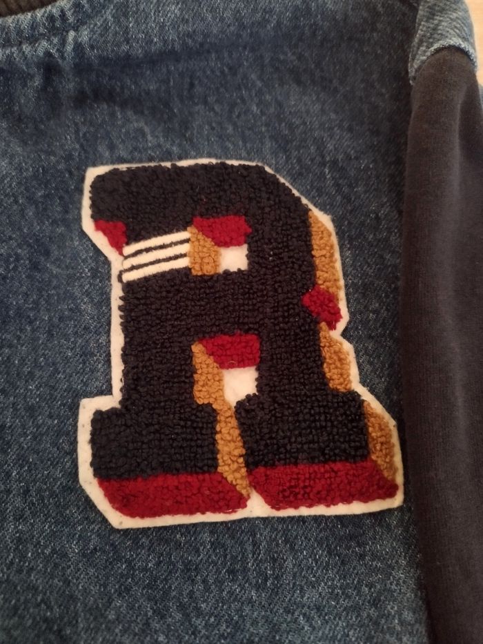 Blouson en jean Tape à l'oeil style bombers T 10 ans/140cm - photo numéro 2