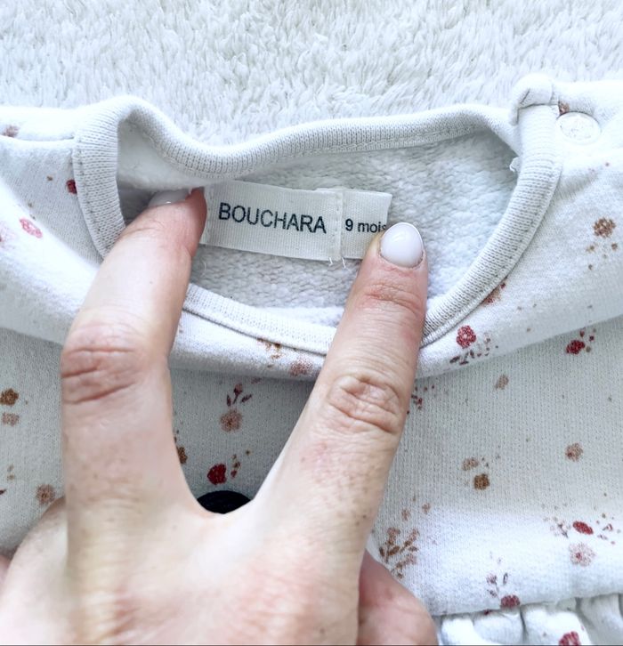 Robe sweat-shirt « Bouchara » 9 mois - photo numéro 2