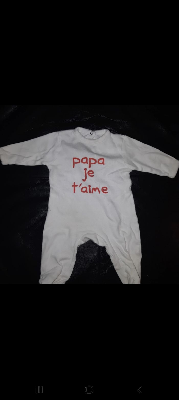 Pyjama été 1 mois