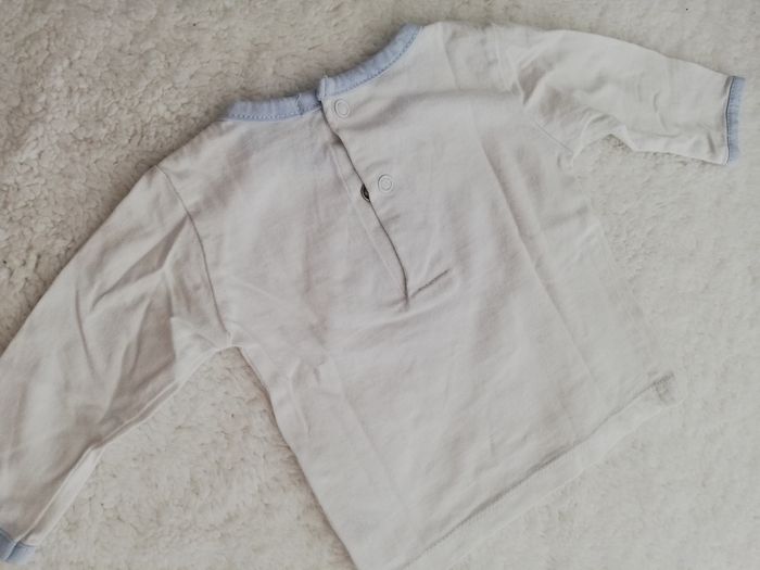 T-shirt manche longue garçon 3 mois tout petit baby - photo numéro 3