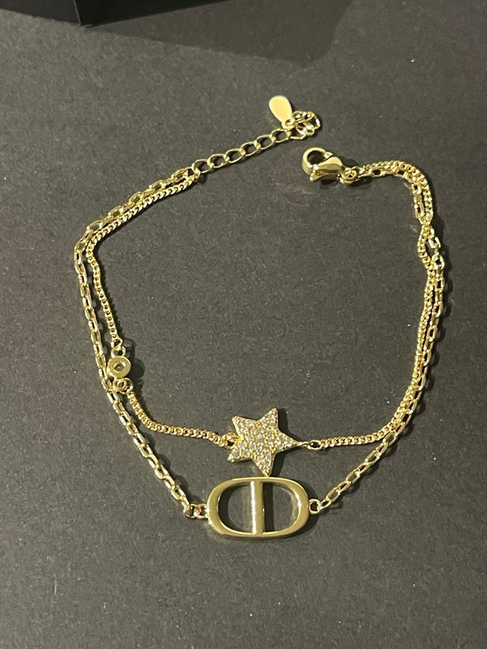 Bracelet fantaisie nez de cochon et strass - photo numéro 3
